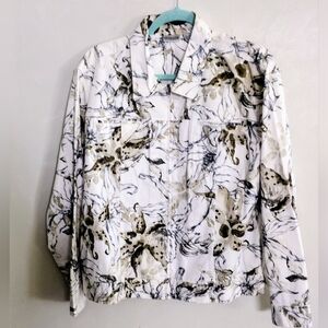 Chico's Floral Print Women's Jacket